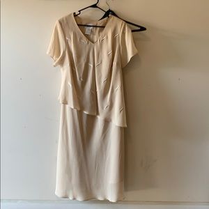 One piece polyester dress